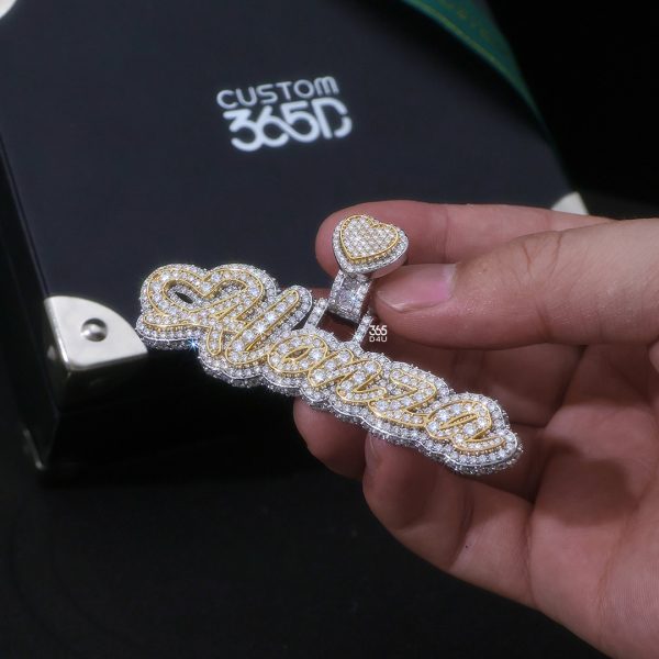 Alonza Mini Cursive Name Unisex Pendant