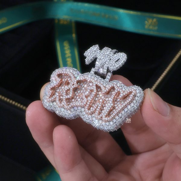 REMY custom Mini Brush Font Pendant