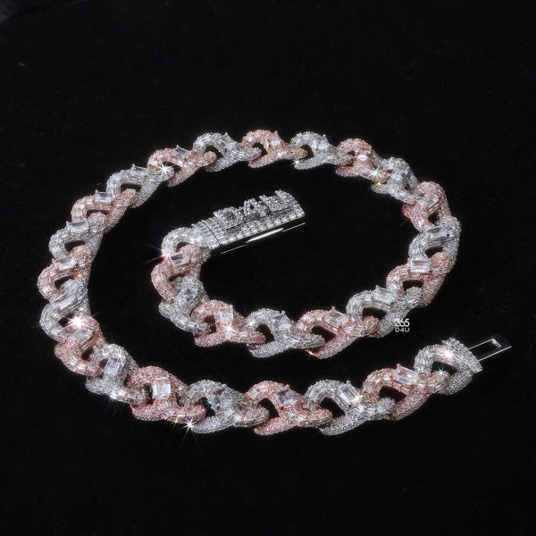 12mm/15mm Emerald Cut Infinity Chain