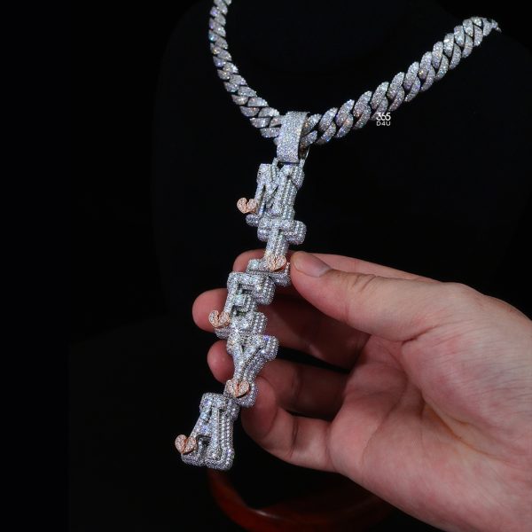 MIEYA Broken Heart Vertical Pendant