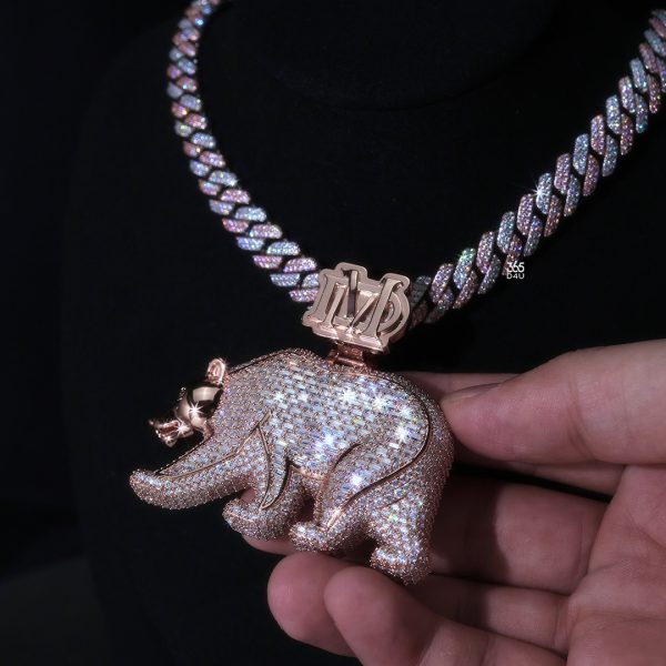Custom Walking Bear Pendant