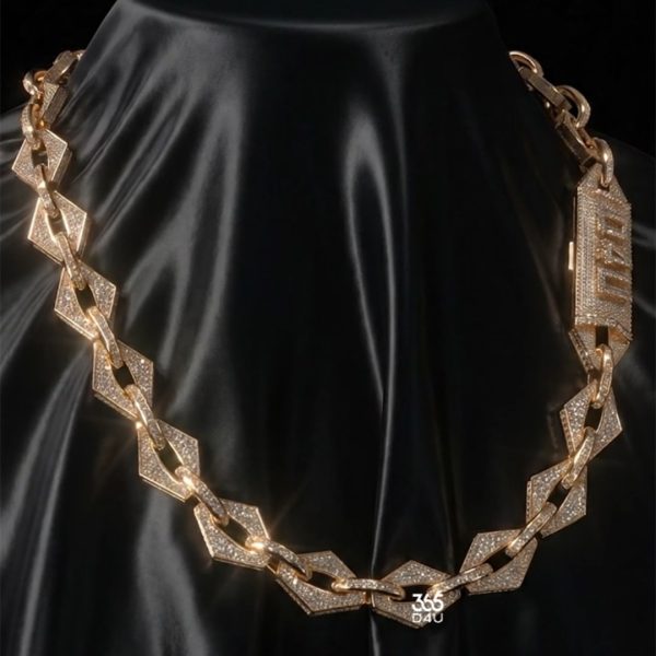 PD-C0534-图片 Custom Link Chain with Custom Clasp