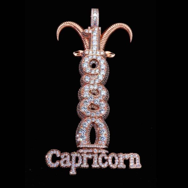 1980 Custom Capricorn Vertical Pendant