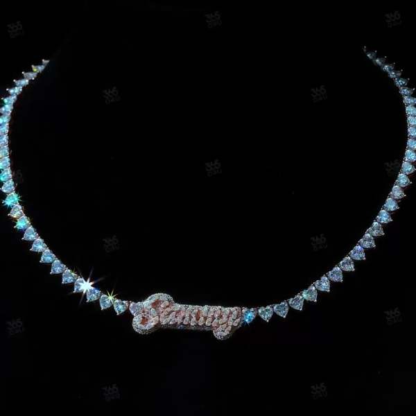 2mm Custom Name Tennis Chain 2mm Custom Name Tennis Chain